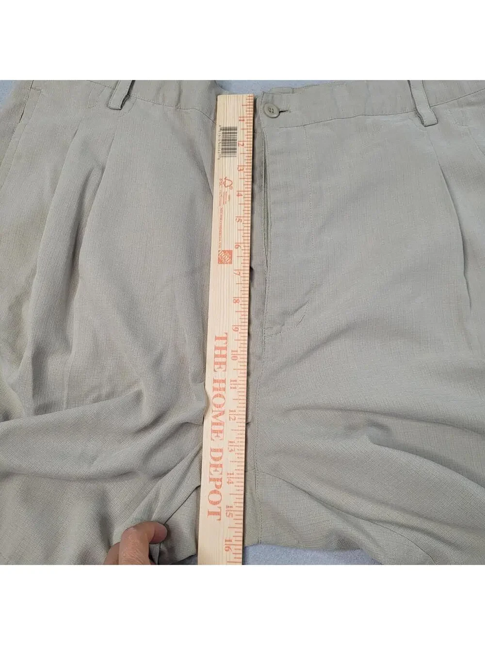 Bamboo Cay Mens Shorts Size 40 Pleated Resort Khaki Beige Chino Fine Resort Wear - Picture 5 of 9